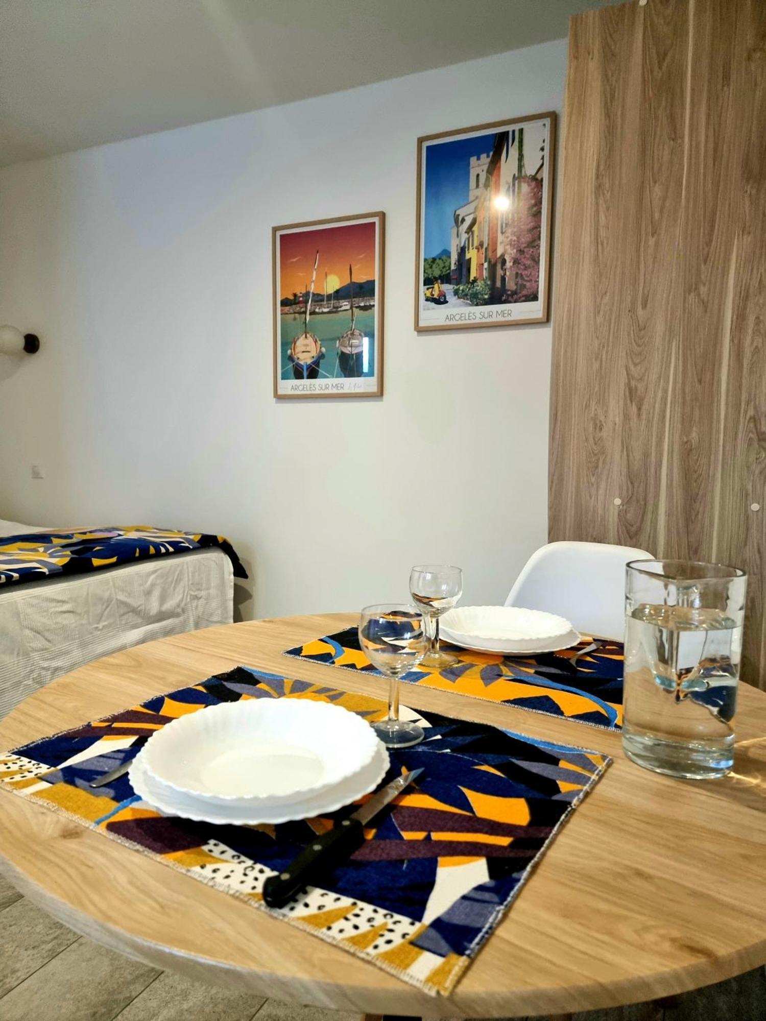 Les Pierres De La Massane - Vue Sur Les Alberes Apartman Argelès-sur-Mer Szoba fotó