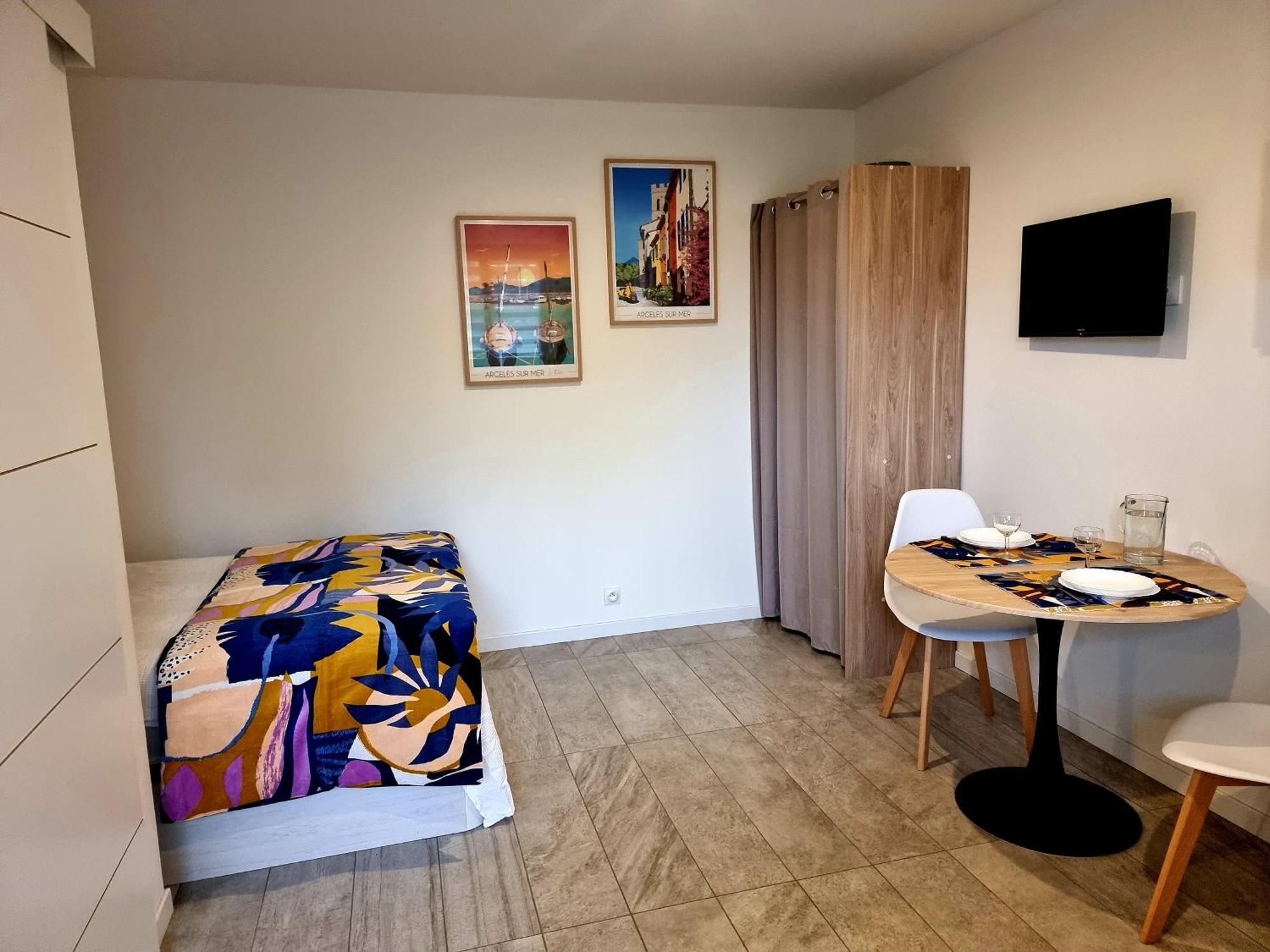 Les Pierres De La Massane - Vue Sur Les Alberes Apartman Argelès-sur-Mer Szoba fotó